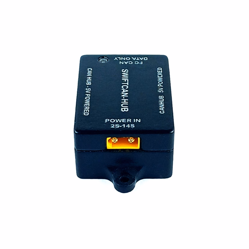 Input Voltage: 2S–14S LiPo Output Voltage: 5.3V ±0.15V Output Current: 5A Total Efficiency: >90% CAN Ports: 6 Peripheral + 1 Input download 2 2