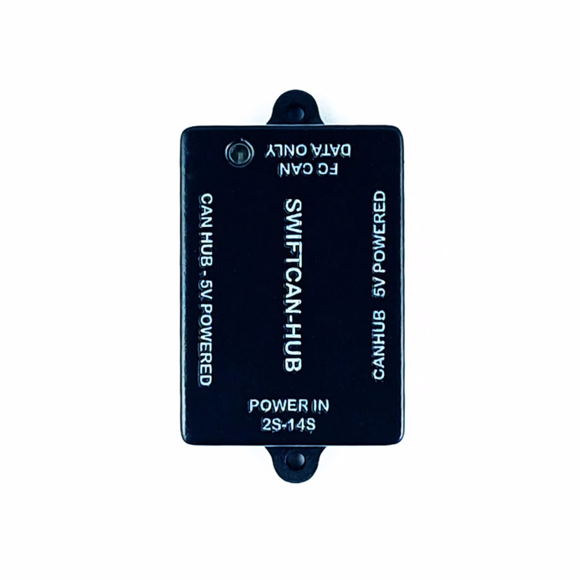 Input Voltage: 2S–14S LiPo Output Voltage: 5.3V ±0.15V Output Current: 5A Total Efficiency: >90% CAN Ports: 6 Peripheral + 1 Input download 3 3