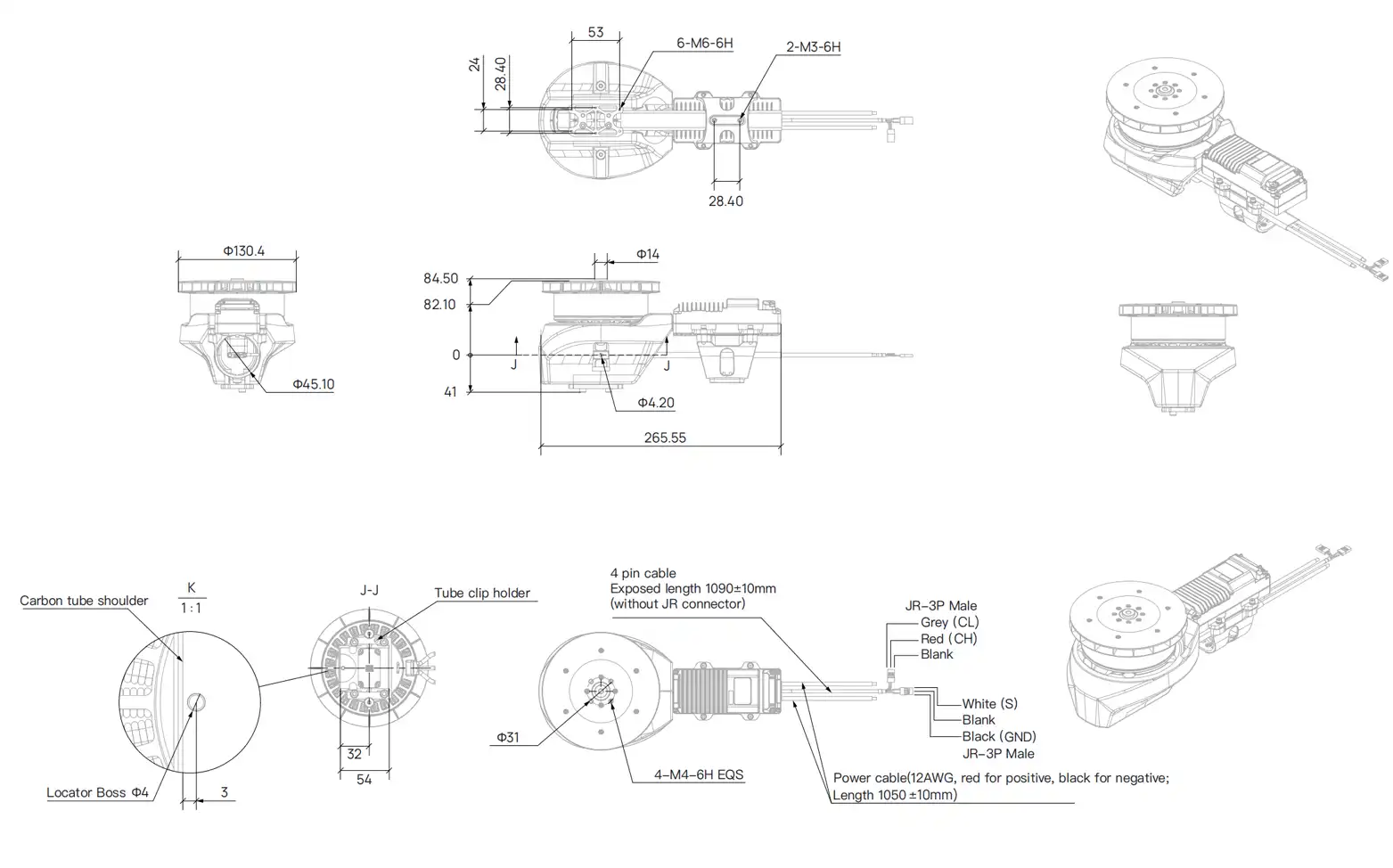 Hobbywing X9 Plus G2L Motor -CCW 6 g1en