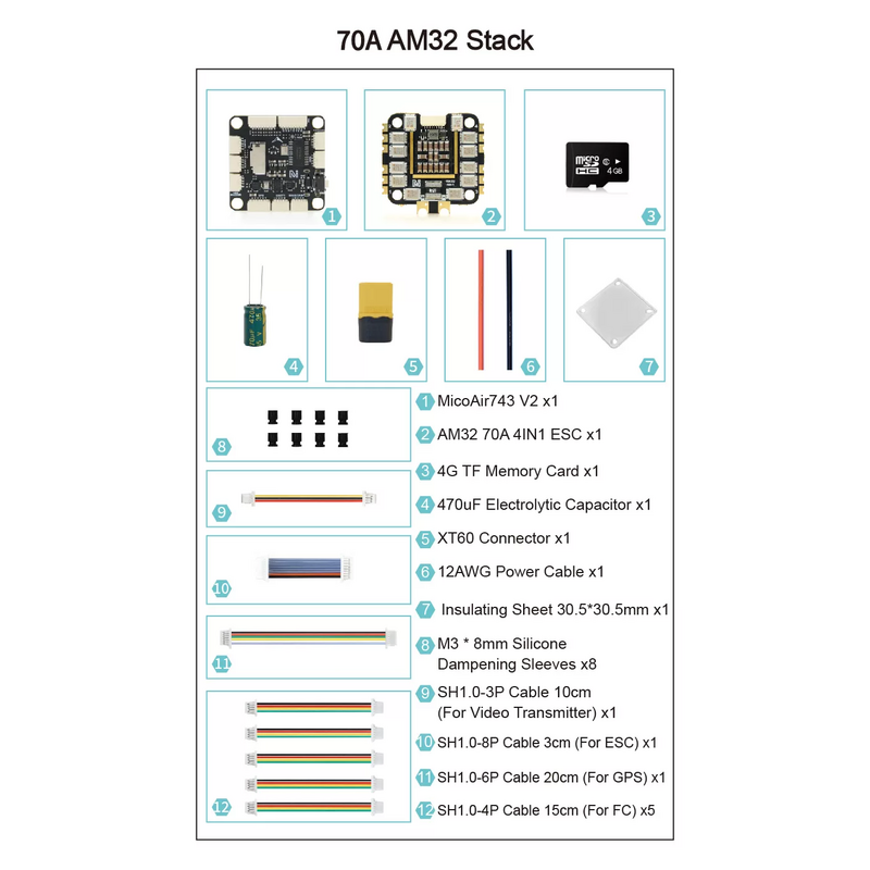 micoair743 v2 am32 70a package contents 800x800 1