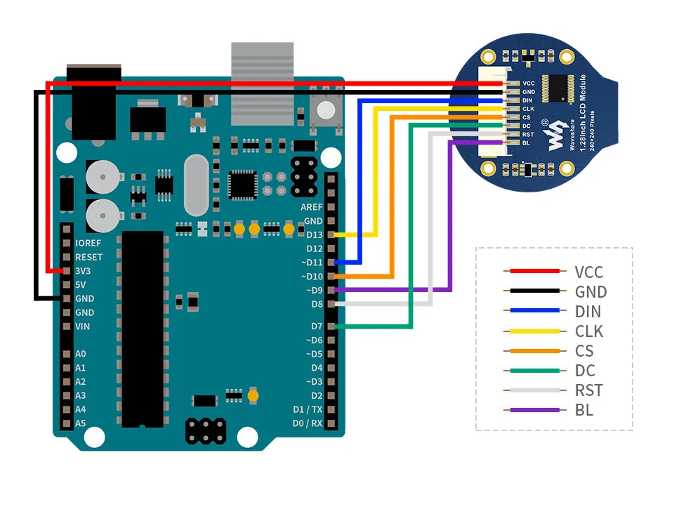 1.28inch LCD Module details 9