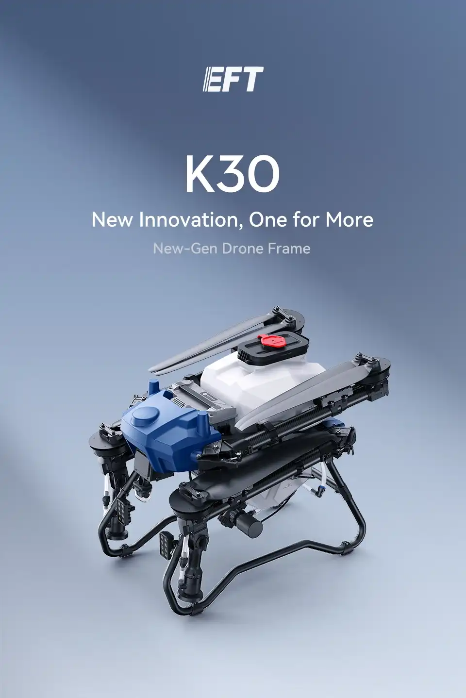 EFT K30 4-axis Frame with Tank 7 EFT K series 4-axis Compact Foldable Drone K30