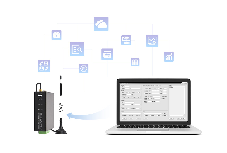SX1262 LoRa DTU LF details 16